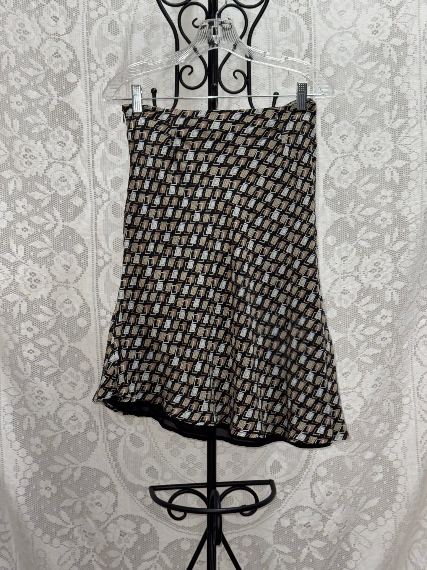 Asymmetrical Y2K skirt