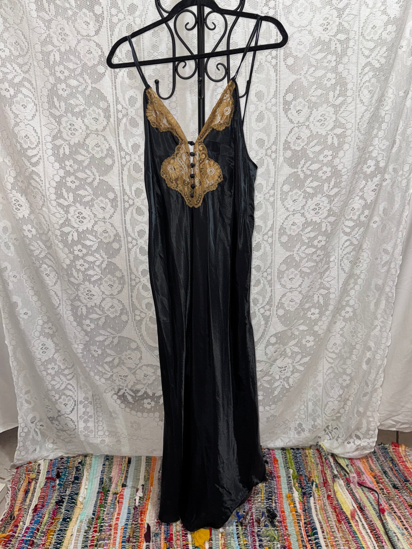 Black and beige lingerie
